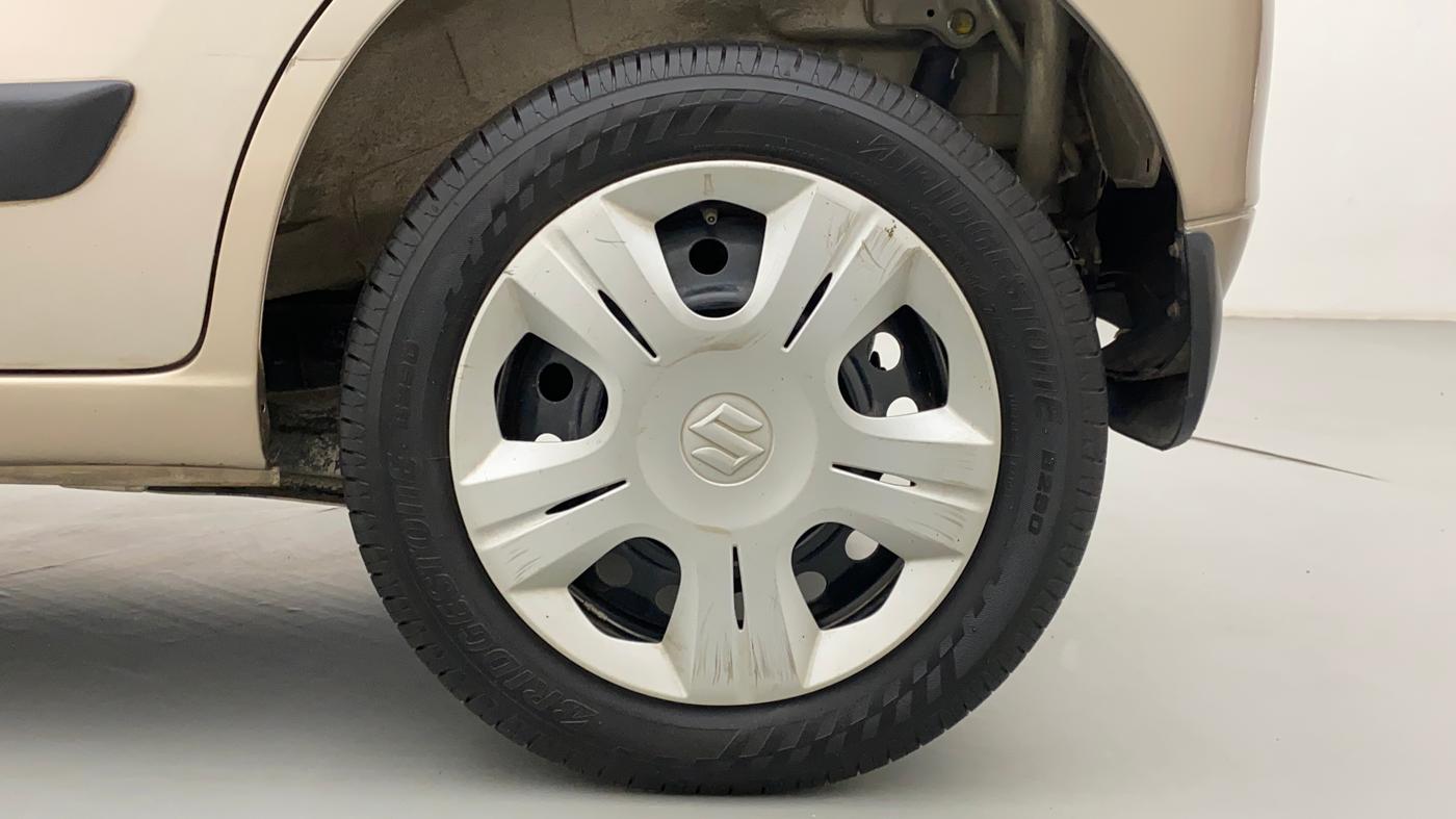 2013 Maruti Wagon R 1.0 VXI, Petrol, Manual, 39,721 km, Left Rear Wheel