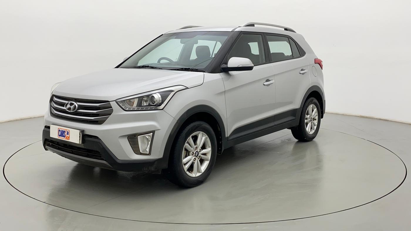 2015 Hyundai Creta SX PLUS 1.6 PETROL, Petrol, Manual, 77,983 km, Left Front Diagonal