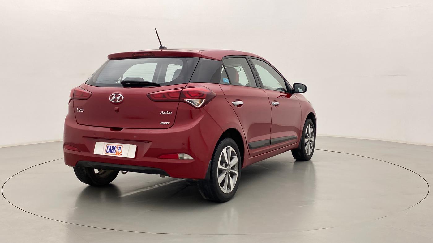 2016 Hyundai Elite i20 ASTA 1.2 (O), Petrol, Manual, 39,855 km, Right Back Diagonal