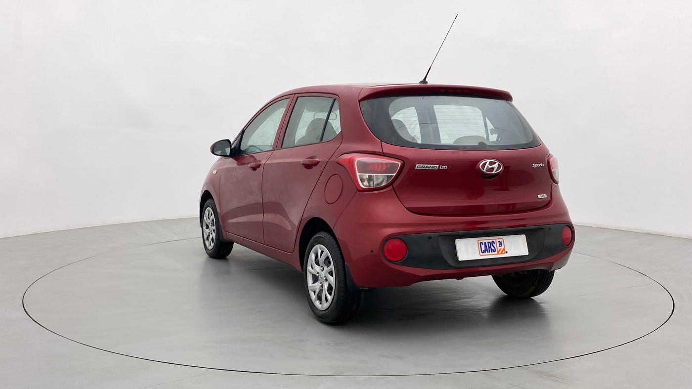 2017 Hyundai Grand i10 SPORTZ 1.2 KAPPA VTVT, Petrol, Manual, 20,728 km, Left Back Diagonal