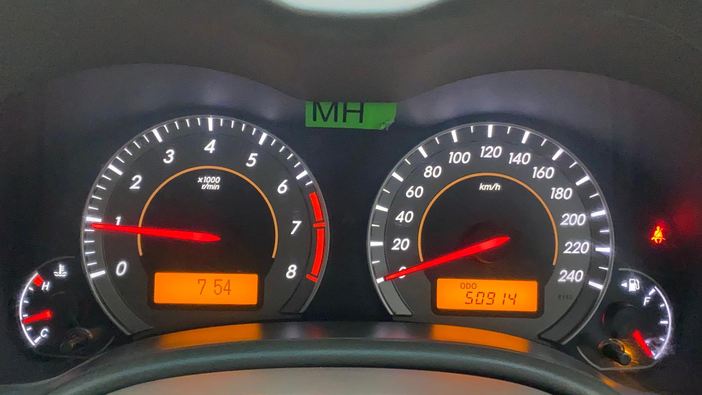 2010 Toyota Corolla Altis G PETROL, Petrol, Manual, 50,914 km, Odometer Image