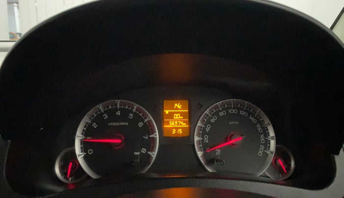 2015 Maruti Swift ZXI, Petrol, Manual, 56,958 km, Odometer Image