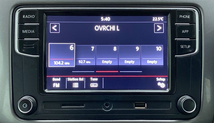 2020 Volkswagen Vento Highline 1.0 TSI MT, Petrol, Manual, 29,343 km, Infotainment System