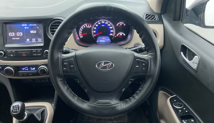 2019 Hyundai Grand i10 ASTA 1.2 VTVT, Petrol, Manual, 18,724 km, Steering Wheel Close Up