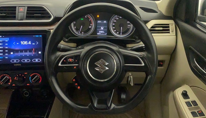 2017 Maruti Dzire VXI AMT, Petrol, Automatic, 32,883 km, Steering Wheel Close Up