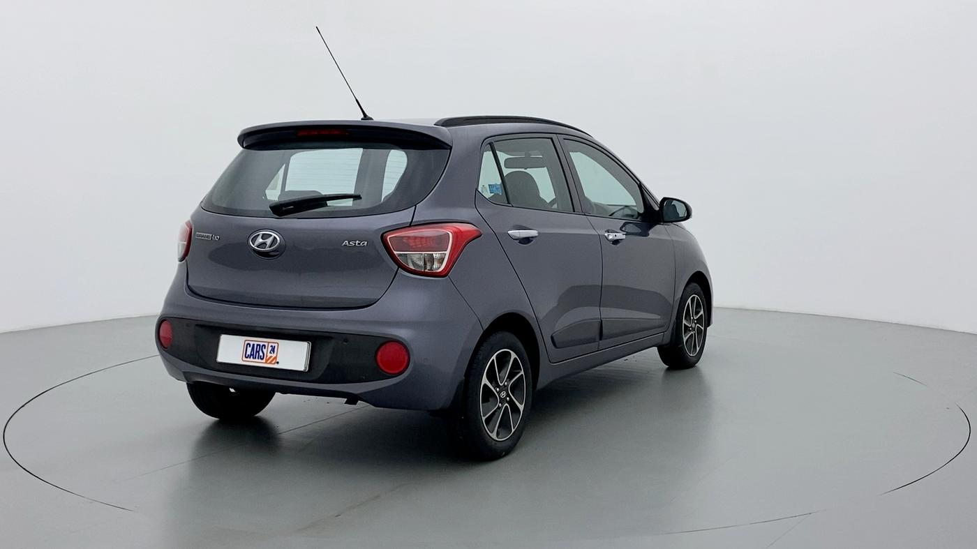 2018 Hyundai Grand i10 ASTA 1.2 VTVT, Petrol, Manual, 22,498 km, Right Back Diagonal