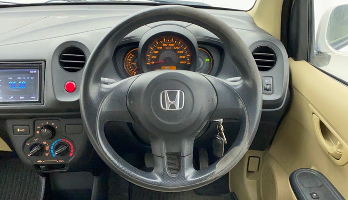 2014 Honda Amaze 1.2L I-VTEC E, Petrol, Manual, 63,238 km, Steering Wheel Close Up