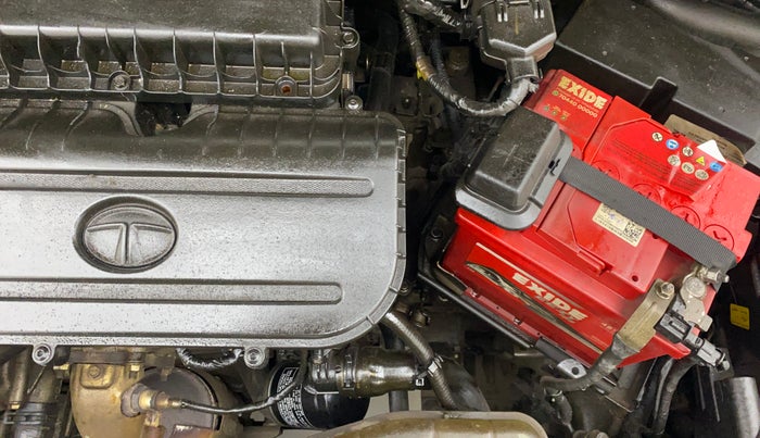 2020 Tata Tiago XZA PLUS DUAL TONE PETROL, Petrol, Automatic, 48,662 km, Engine View - Left