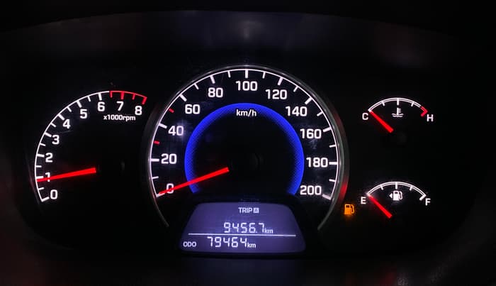 2017 Hyundai Grand i10 SPORTZ 1.2 KAPPA VTVT, CNG, Manual, 79,455 km, Odometer Image
