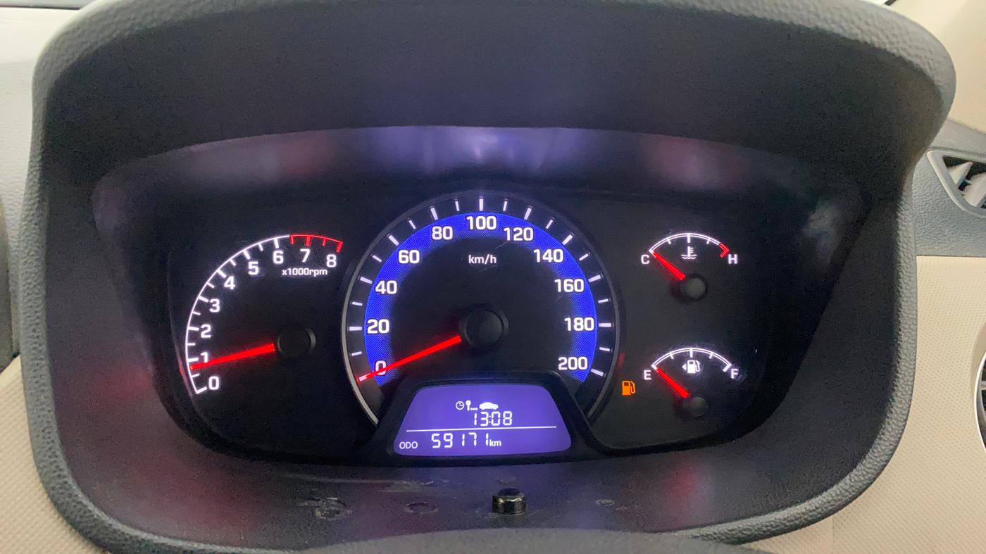 2016 Hyundai Xcent SX 1.2, CNG, Manual, 59,155 km, Odometer Image