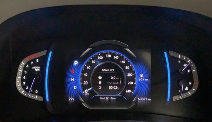 2020 Hyundai Creta SX (O) IVT 1.5 PETROL, Petrol, Automatic, 63,369 km, Odometer Image
