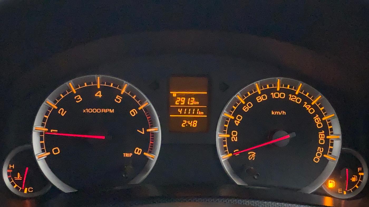 2012 Maruti Swift VXI, Petrol, Manual, 41,110 km, Odometer Image