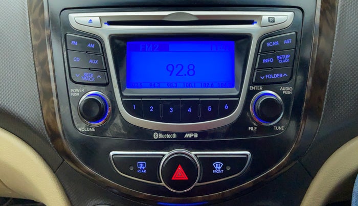 2012 Hyundai Verna FLUIDIC 1.6 SX CRDI, Diesel, Manual, 1,12,865 km, Infotainment System