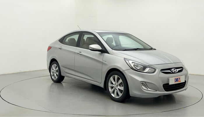 2012 Hyundai Verna FLUIDIC 1.6 SX CRDI, Diesel, Manual, 1,12,865 km, Right Front Diagonal