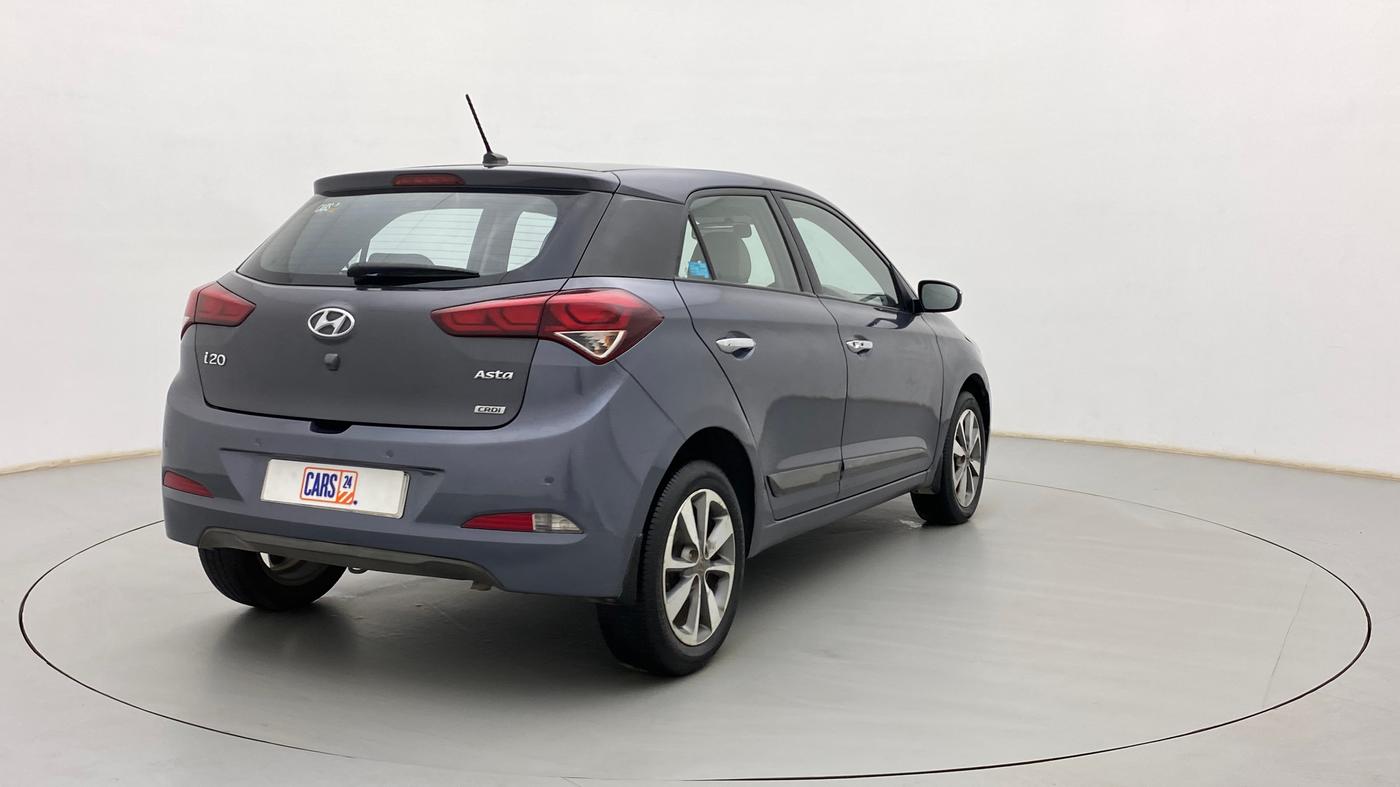2015 Hyundai Elite i20 ASTA 1.4 CRDI, Diesel, Manual, 81,886 km, Right Back Diagonal