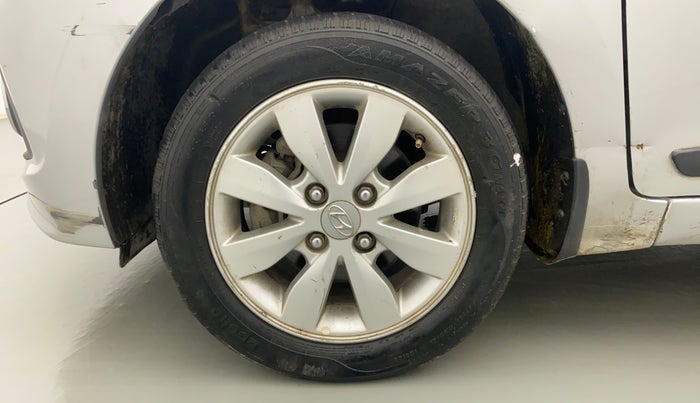 2014 Hyundai Xcent SX 1.2 (O), Petrol, Manual, 55,033 km, Left Front Wheel