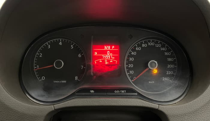 2013 Volkswagen Vento HIGHLINE PETROL AT, Petrol, Automatic, 74,967 km, Odometer Image