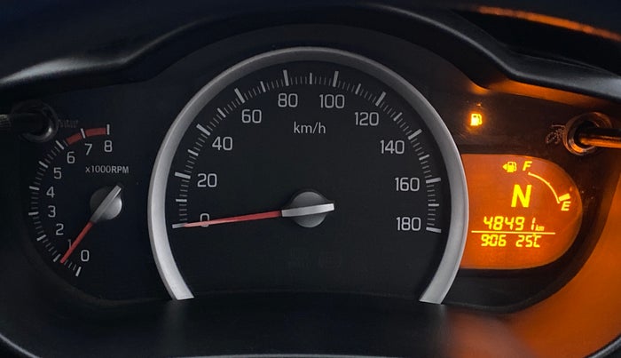 2016 Maruti Celerio VXI AMT, Petrol, Automatic, 48,490 km, Odometer Image