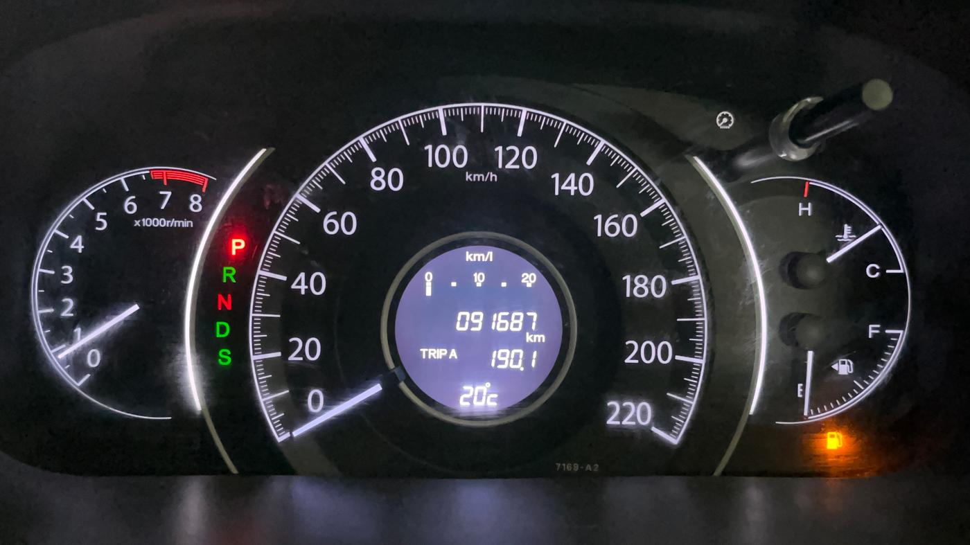 2015 Honda CRV 2.0L I-VTEC 2WD AT, Petrol, Automatic, 91,742 km, Odometer Image