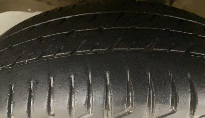 2017 Maruti Wagon R 1.0 VXI (O) AMT, Petrol, Automatic, 49,218 km, Left Front Tyre Tread