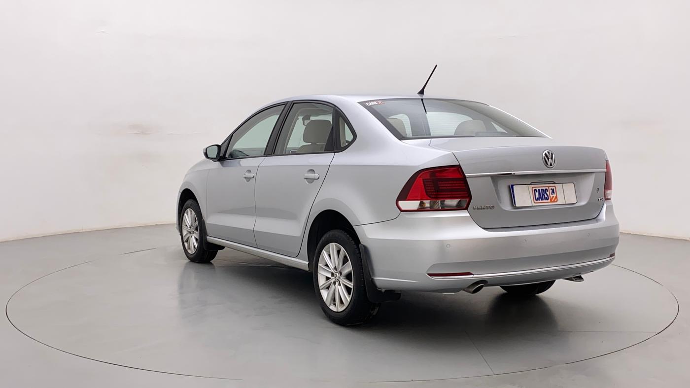 2016 Volkswagen Vento HIGHLINE PETROL AT, Petrol, Automatic, 38,304 km, Left Back Diagonal