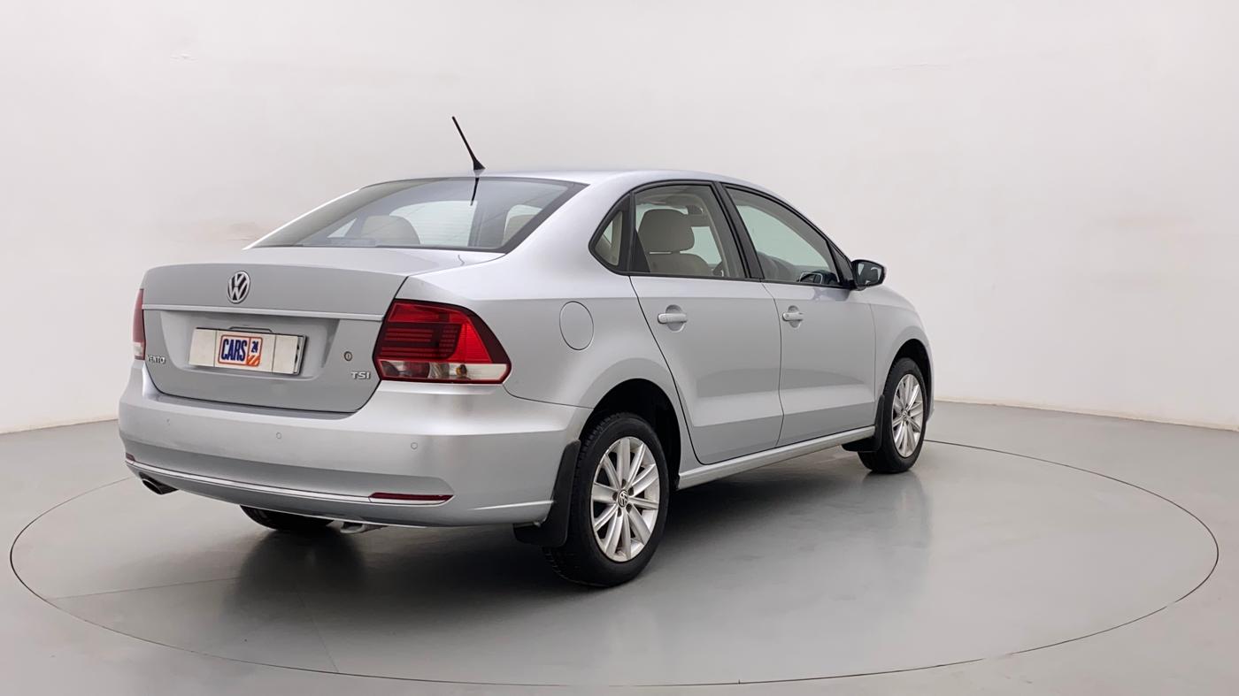 2016 Volkswagen Vento HIGHLINE PETROL AT, Petrol, Automatic, 38,304 km, Right Back Diagonal