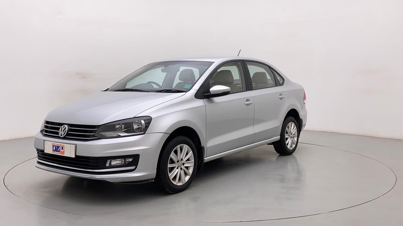 2016 Volkswagen Vento HIGHLINE PETROL AT, Petrol, Automatic, 38,304 km, Left Front Diagonal
