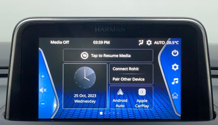 2021 Tata ALTROZ XZ PLUS I-TURBO PETROL DARK EDITION, Petrol, Manual, 21,424 km, Infotainment System