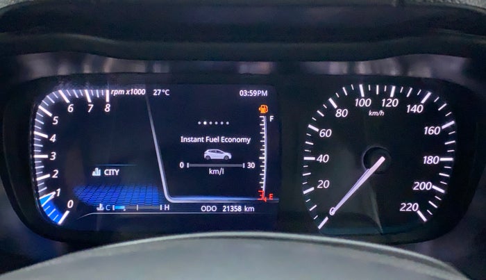 2021 Tata ALTROZ XZ PLUS I-TURBO PETROL DARK EDITION, Petrol, Manual, 21,424 km, Odometer Image