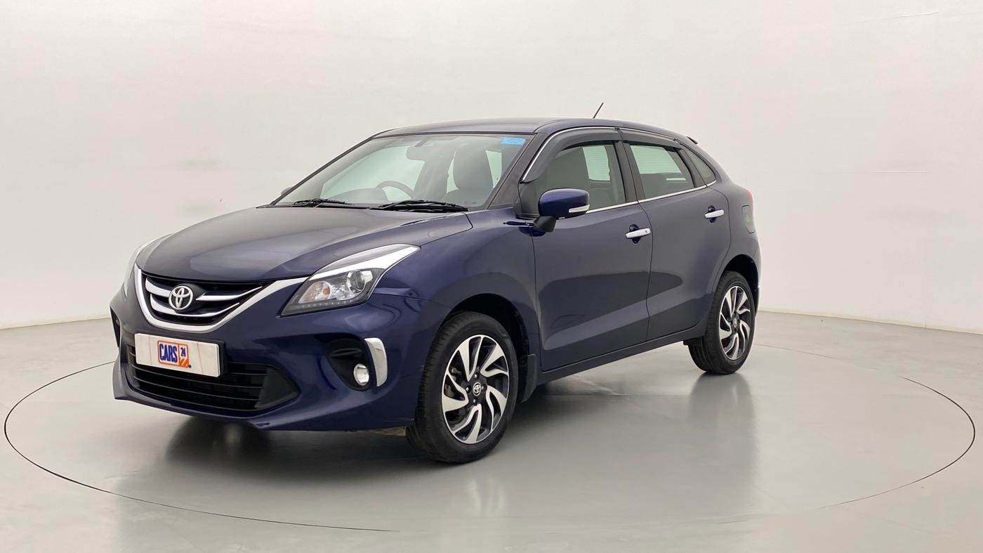 2020 Toyota Glanza V MT PETROL, Petrol, Manual, 25,292 km, Left Front Diagonal