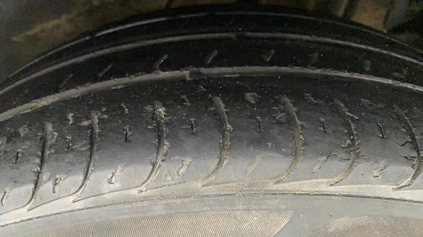 2018 Tata NEXON XM 1.2, Petrol, Manual, 58,008 km, Left Rear Tyre Tread