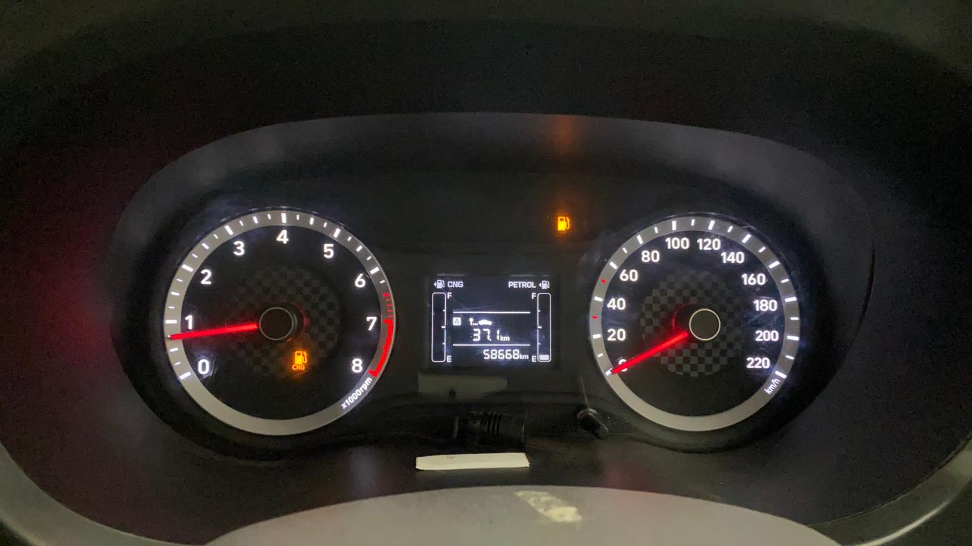 2022 Hyundai AURA SX 1.2 CNG, CNG, Manual, 58,723 km, Odometer Image