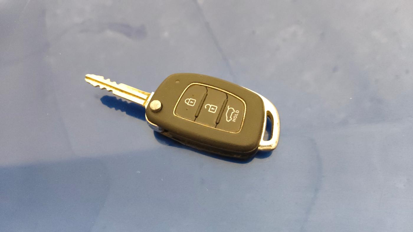 2015 Hyundai Elite i20 SPORTZ 1.2, Petrol, Manual, 98,270 km, Key Close Up