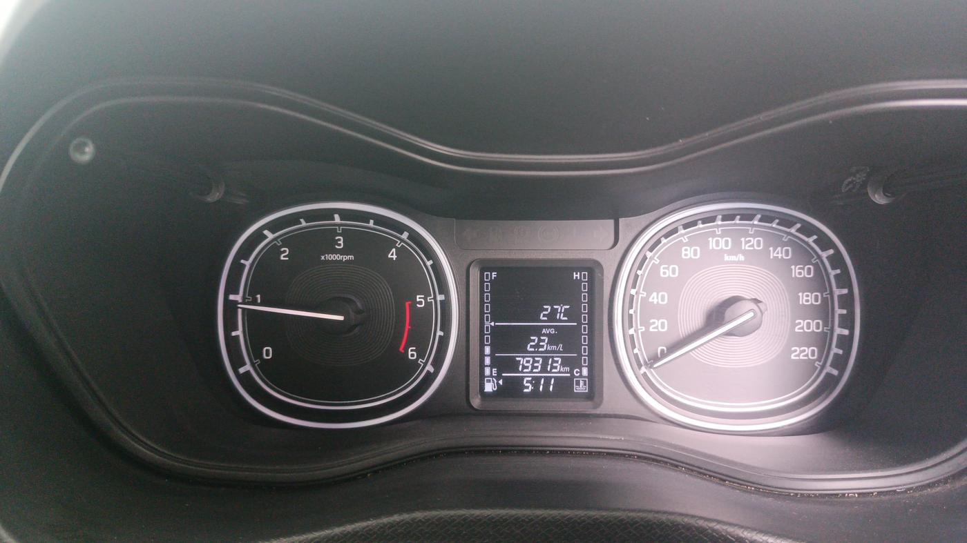 2016 Maruti Vitara Brezza ZDI, Diesel, Manual, 79,312 km, Odometer Image
