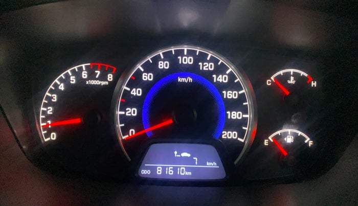 2017 Hyundai Grand i10 SPORTZ (O) 1.2 KAPPA VTVT, Petrol, Manual, 81,604 km, Odometer Image