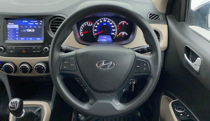 2018 Hyundai Grand i10 SPORTZ 1.2 KAPPA VTVT, Petrol, Manual, 31,289 km, Steering Wheel Close Up