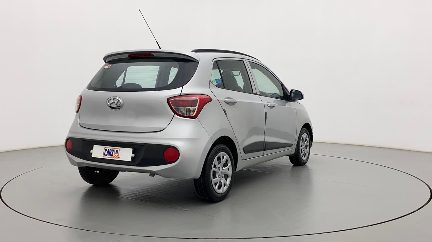 2018 Hyundai Grand i10 SPORTZ 1.2 KAPPA VTVT, Petrol, Manual, 31,289 km, Right Back Diagonal