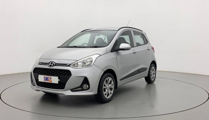 2018 Hyundai Grand i10 SPORTZ 1.2 KAPPA VTVT, Petrol, Manual, 31,289 km, Left Front Diagonal