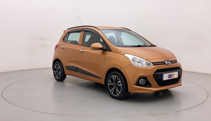 2016 Hyundai Grand i10 ASTA (O) 1.2 KAPPA VTVT, Petrol, Manual, 15,069 km, Right Front Diagonal