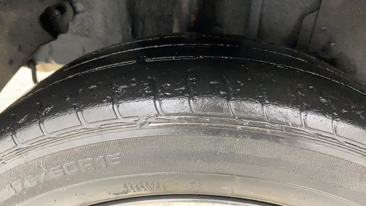 2020 Tata TIGOR XZA PLUS PETROL, Petrol, Automatic, 47,099 km, Right Rear Tyre Tread