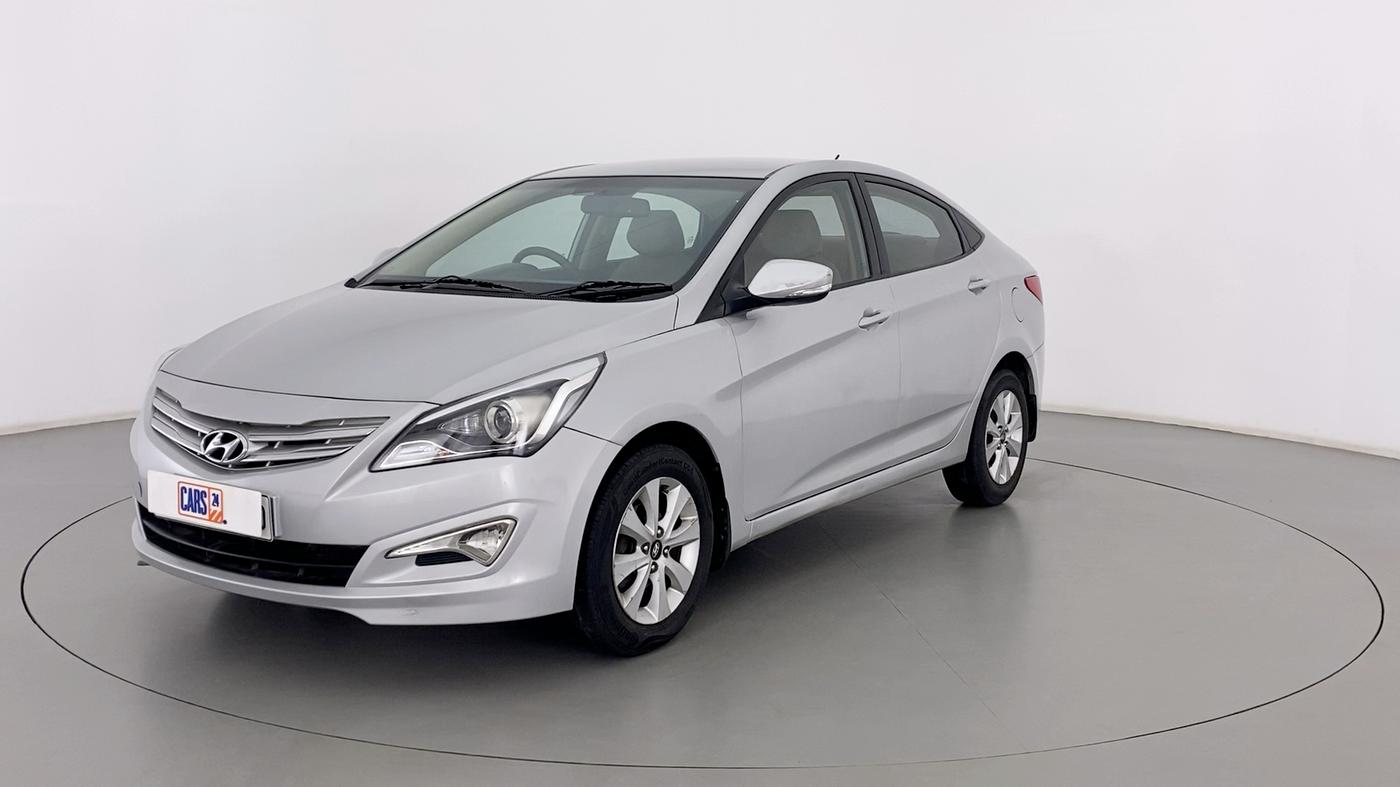 2015 Hyundai Verna FLUIDIC 1.6 CRDI S, Diesel, Manual, 73,409 km, Left Front Diagonal