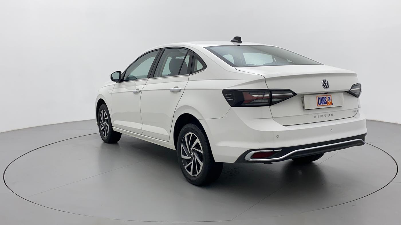 2022 Volkswagen VIRTUS TOPLINE TSI 1.0 AT, Petrol, Automatic, 13,438 km, Left Back Diagonal