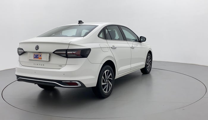 2022 Volkswagen VIRTUS TOPLINE TSI 1.0 AT, Petrol, Automatic, 13,438 km, Right Back Diagonal
