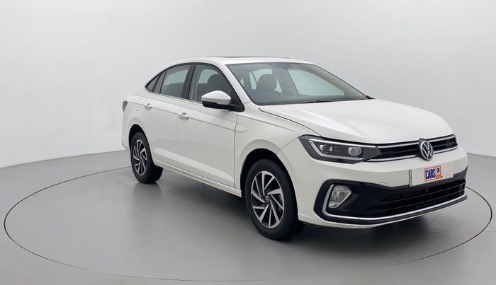 2022 Volkswagen VIRTUS TOPLINE TSI 1.0 AT, Petrol, Automatic, 13,438 km, Right Front Diagonal
