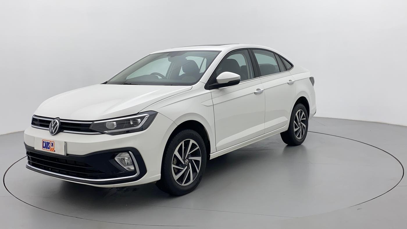 2022 Volkswagen VIRTUS TOPLINE TSI 1.0 AT, Petrol, Automatic, 13,438 km, Left Front Diagonal