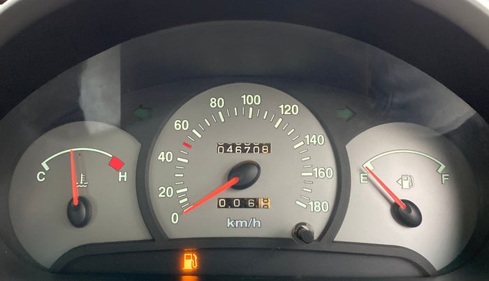 2010 Hyundai Santro Xing GL, Petrol, Manual, 46,756 km, Odometer Image