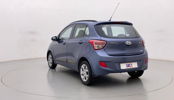 2016 Hyundai Grand i10 SPORTZ 1.2 KAPPA VTVT, Petrol, Manual, 49,722 km, Left Back Diagonal