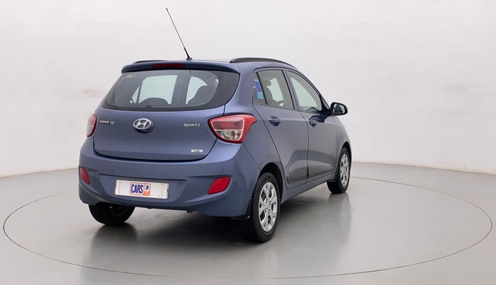 2016 Hyundai Grand i10 SPORTZ 1.2 KAPPA VTVT, Petrol, Manual, 49,722 km, Right Back Diagonal