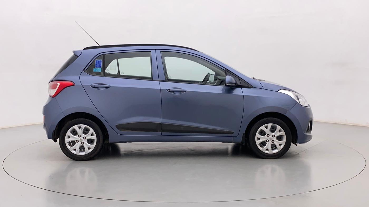 2016 Hyundai Grand i10 SPORTZ 1.2 KAPPA VTVT, Petrol, Manual, 49,722 km, Right Side View