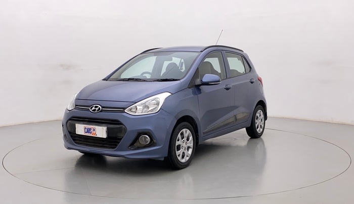 2016 Hyundai Grand i10 SPORTZ 1.2 KAPPA VTVT, Petrol, Manual, 49,722 km, Left Front Diagonal